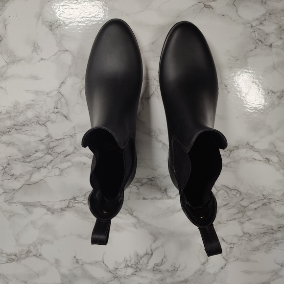 Sam Edelman Tinsley Matte Black Rain Boots Size 7 - Picture 10 of 10